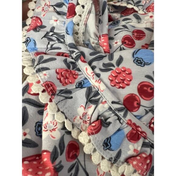 Tommy Bahama Cotton Dress Cherry Berries Size 2T Set of 2 available Twins Multip - Picture 3 of 6